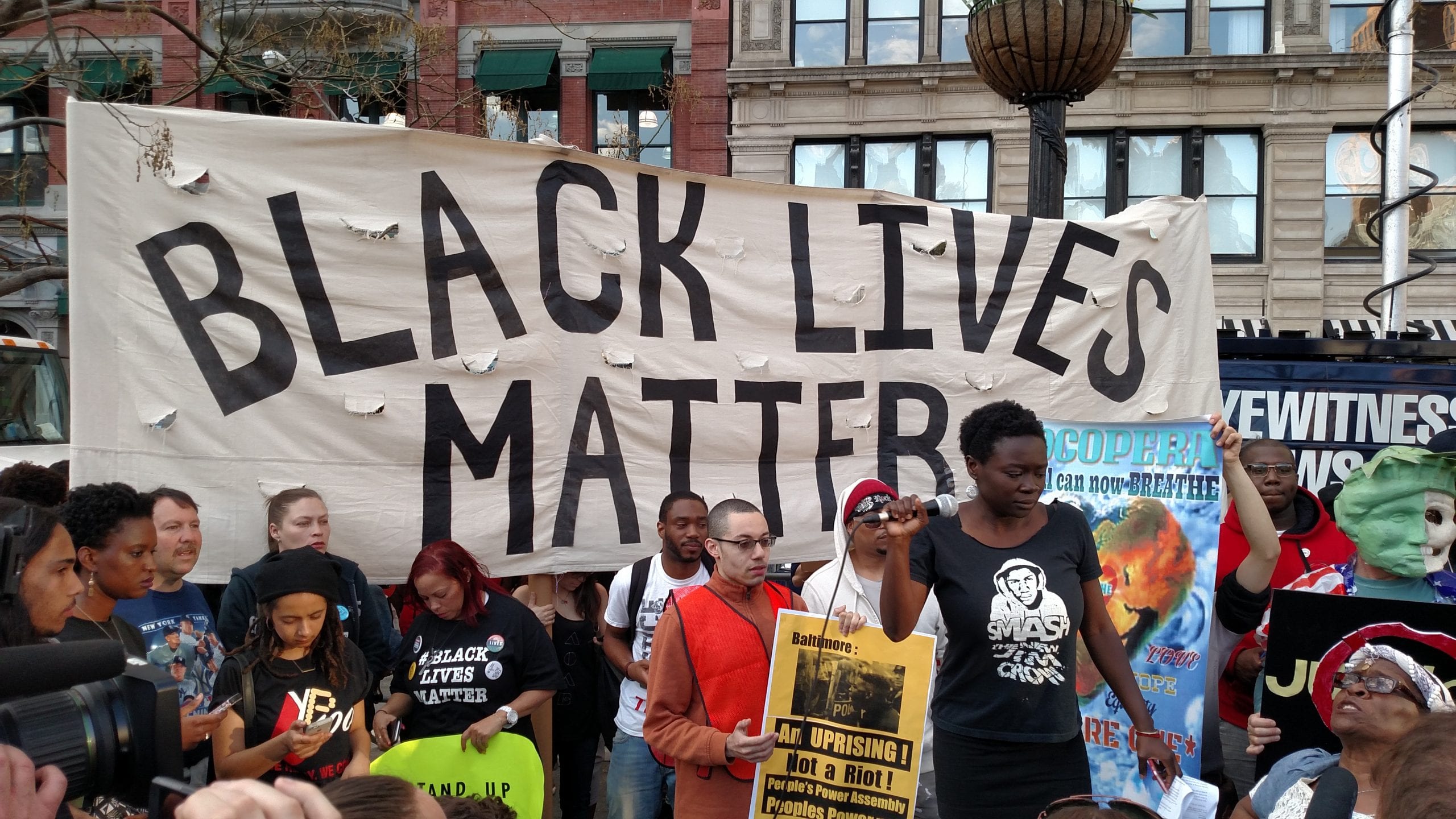 Black Lives Matter Protest Courtesy of Wikimedia Commons